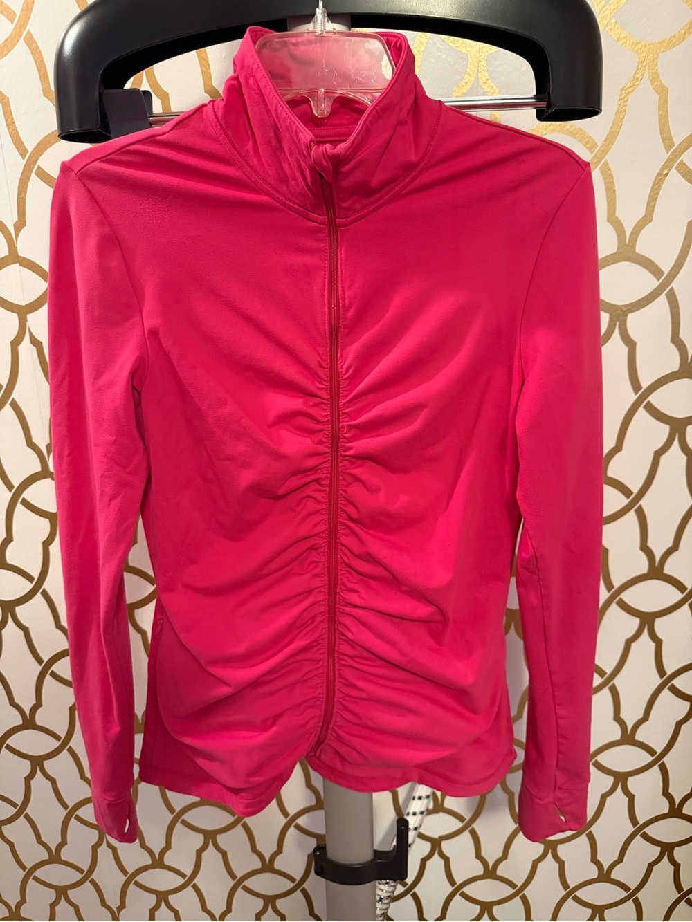 Victoria's Secret Sport VSX Hot Pink Zip-Up Jacket Women’s size medium